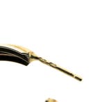 Tricolor gouden gedraaide oorringen (Oorbellen), Sieraden, Tassen en Uiterlijk, Oorbellen, Ophalen of Verzenden, Gebruikt, Overige kleuren