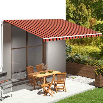 vidaXL Vervangingsdoek voor luifel 500x350 cm polyester, Verzenden, Nieuw