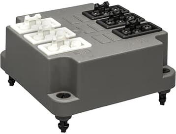 ABB 3640 GST18 Connector Afdekking 6x3P Zwart Wit -, Verzenden, Nieuw, Overige typen