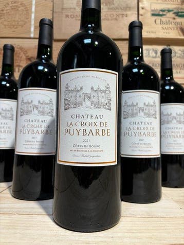 2021 Château la Croix de Puybarbe - Bordeaux - 6 Magnums, Nieuw