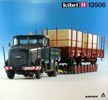 Kibri 1:87 - Model bestelwagen - Kaelble Zugmachine mit, Nieuw