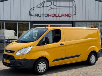 Ford Transit Custom 2.0 TDCI 77KW 105PK L2H1 EURO 6 AIRCO/ C, Gebruikt, Euro 6, Geel, Dealer onderhouden