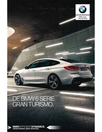 2019 BMW 6 SERIE GT BROCHURE NEDERLANDS, Nieuw, BMW, Author
