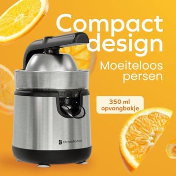 2dekans | KitchenBrothers Citruspers - Met Uitloop en, Ophalen of Verzenden, Zo goed als nieuw