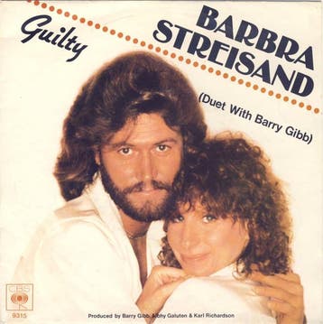 Barbra Streisand Duet With Barry Gibb - Guilty, Ophalen of Verzenden, Gebruikt