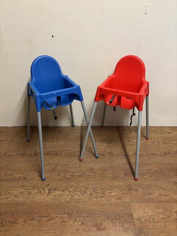 Gebruikte Kinderstoelen (Set van 2) - S3449 Vintage/Café, Huis en Inrichting, Stoelen, Ophalen, Nieuw