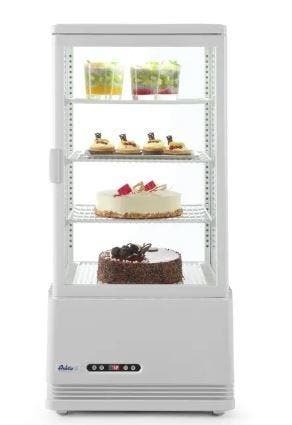 Horeca Koelvitrinekast wit 78 l 230V 170W Arktic, Verzenden, Nieuw in verpakking