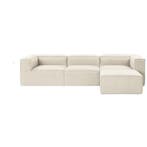 Evila Originals Fora Hoekbank Ecru - Outlet - Ongebruikt, Huis en Inrichting, Overige materialen, 250 tot 300 cm, Hoekbank, Ophalen of Verzenden