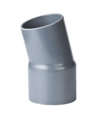 Pvc bocht 15°, handgevormd, inwendig x uitwendig l, Verzenden, Nieuw