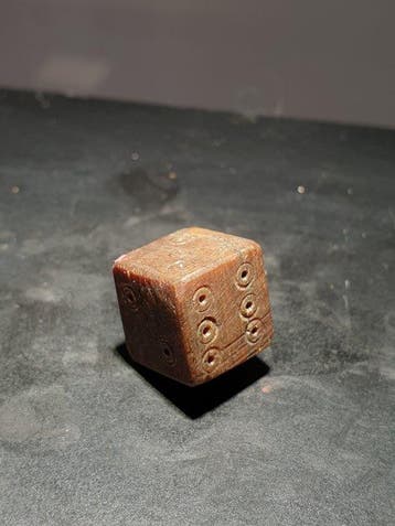 Oud-Romeins, Keizerrijk Been Dice - 11 mm (Zonder