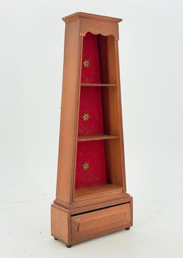 Vitrine - Hout, Fluweel