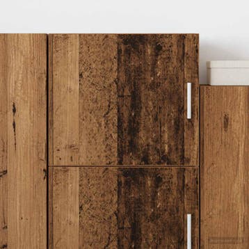 vidaXL Wandkast Oud hout 45 x 42,5 x 40 cm Bewerkt hout, Minder dan 50 cm, Verzenden, Nieuw, Minder dan 100 cm