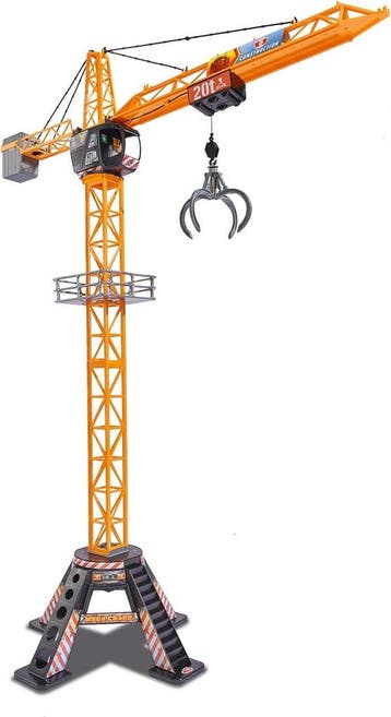 Dickie Toys Mega Kraan 120cm | Retourdeal 62% Korting, Ophalen of Verzenden, Zo goed als nieuw, Afstandsbediening