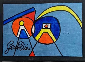 Aldo Gentilini (1911-1982) - Composizione, Antiek en Kunst