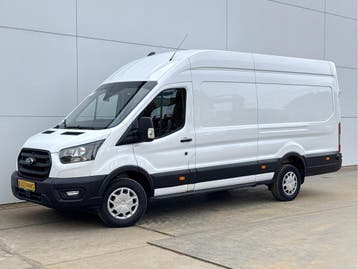 Ford Transit DC 2.0 TDCI 165PK, Stof, Gebruikt, Zwart, Wit