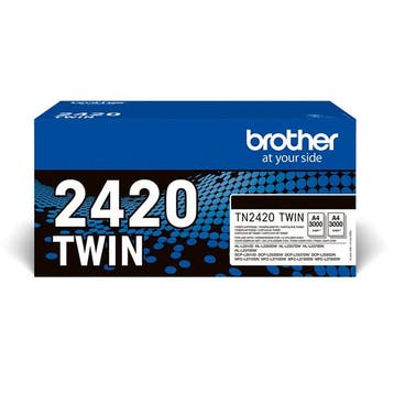 Brother TN-2420BK toner zwart dubbelpak (origineel), Verzenden, Nieuw, Toner, Brother