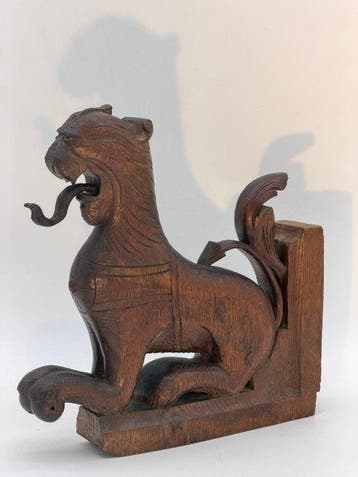 Decoratief ornament - sculptuur - Nederland - Houten
