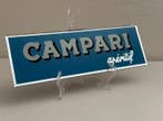 CAMPARI - Zeldzame glazen plaat Fritz Borsi, jaren zestig -