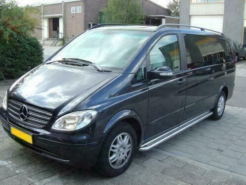 Mercedes Vito L1/L2 sidebar / sidebars met RVS trede / ACTIE, Auto diversen, Auto-accessoires, Nieuw, Ophalen of Verzenden