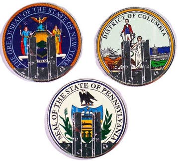 Verenigde Staten. colourized Kennedy Half Dollars September