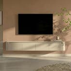 *WOONWINKEL* Zwevend Tv-meubel Beige Ronde Hoeken 200 Cm, Verzenden, Nieuw
