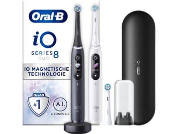 Oral-B iO 8 - Elektrische Tandenborstel - 6 Poetsstanden -, Verzenden, Zo goed als nieuw