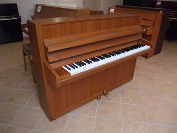 Hellas Studie Piano - 1.03m. hoog -  Kleine piano, Verzenden, Gebruikt, Bruin, Piano