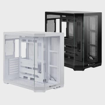 ATX Mid Tower PC Gaming Case met Glazen Panel en Hoge Airflo, Verzenden, Nieuw