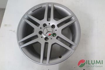 Aluminium velg Mercedes Benz W204 8.5 x 17 5x112 ET58 A204, Verzenden, Gebruikt, Banden en Velgen