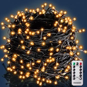 Kerstverlichting Lichtsnoer Kerst Warmwit 6m Timer, Verzenden, Nieuw