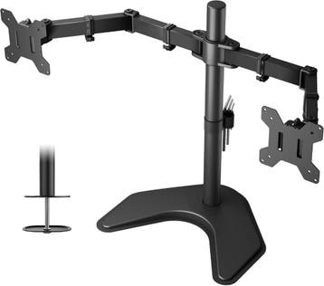 Monitorarm Dubbel 13-27 inch | Retourdeal 46% Korting, Ophalen of Verzenden, Zo goed als nieuw
