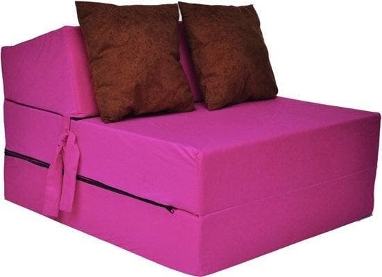 Comfort Matras Opklapbaar | Roze Kussens | Laatste Stuks!, Huis en Inrichting, Slaapkamer | Slaapbanken, 70 cm of minder, 200 cm