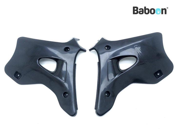 Radiateurkap Kawasaki KX 125 1994-1998 (KX125 KX125K) Set, Motoren, Onderdelen | Kawasaki, Gebruikt, Verzenden
