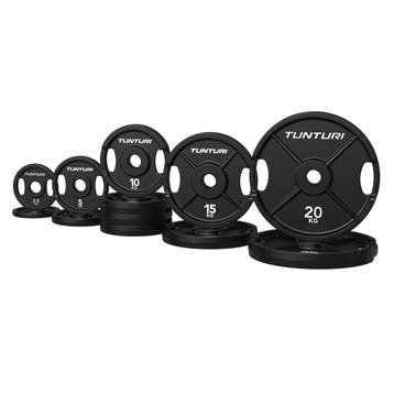 Tunturi Platinum Cast Iron Plate - Bumperplates - 125kg, Verzenden, Nieuw