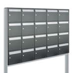 Brievenbusunit Flow set vrijstaand 5-breed, 4-hoog -, Verzenden, Nieuw