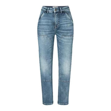 MAC • blauwe Texas jeans • 36, MAC, Verzenden, Nieuw, Blauw