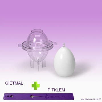 Kaarsenmal Ei gietmal gietvorm voor kaarsen, Ophalen of Verzenden, Nieuw