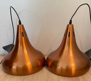 Hangende plafondlamp - Aluminium - Twee hanglampen