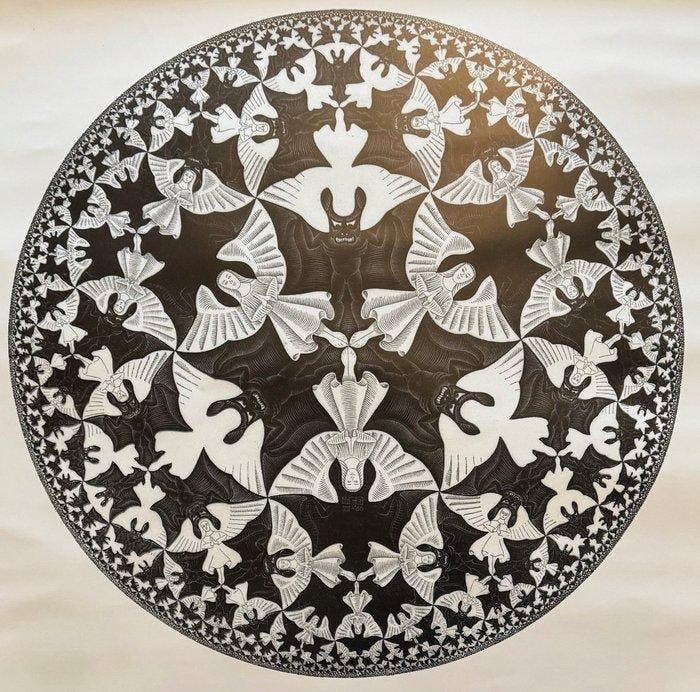 M.C. Escher (1898-1972), after - Cirkellimiet, Antiek en Kunst, Antiek | Overige Antiek