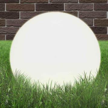 vidaXL LED-bollamp rond 50 cm PMMA, Tuin en Terras, Verzenden, Nieuw, Kunststof
