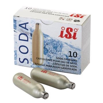 Soda CO2-Patronen | 10 Stuks ISI, Verzenden, Nieuw in verpakking