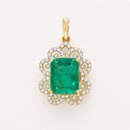 Zonder minimumprijs - Hanger - 14 karaat Geel goud - 2.95ct.
