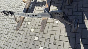Polo 2G wielophanging achteras trommelrem 2Q0501053BR, Auto-onderdelen, Nieuw