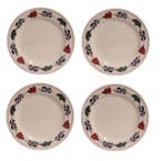 Boerenbont ontbijtborden rond 21cm - set van 4 Stuks, Verzenden, Nieuw