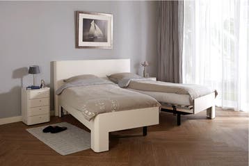 Van Os Deelbaar Diamant Houten Bed - 200 x 220, Nieuw