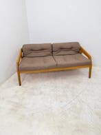 Zeitraum Friday 2 sofa 2,5 zits beige grijs stof eiken frame, Vergader- of Presentatieruimte, Ophalen of Verzenden, Gebruikt, Stoel