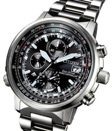 Citizen - Collezione Promaster SKY Crono Pilot Acciaio, Nieuw