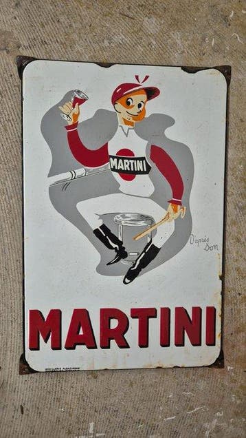 MARTINI - Don - Reclamebord - Emaille, Staal, Antiek en Kunst
