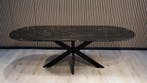 Cosmic Black Eettafel Boot 220x90 direct leverbaar, Huis en Inrichting, Tafels | Eettafels, Ophalen, Overige materialen, 50 tot 100 cm