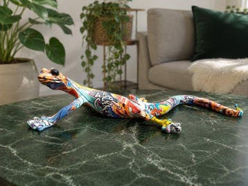 Beeld, street Art salamander 58 cm long - 21 cm - polyresin